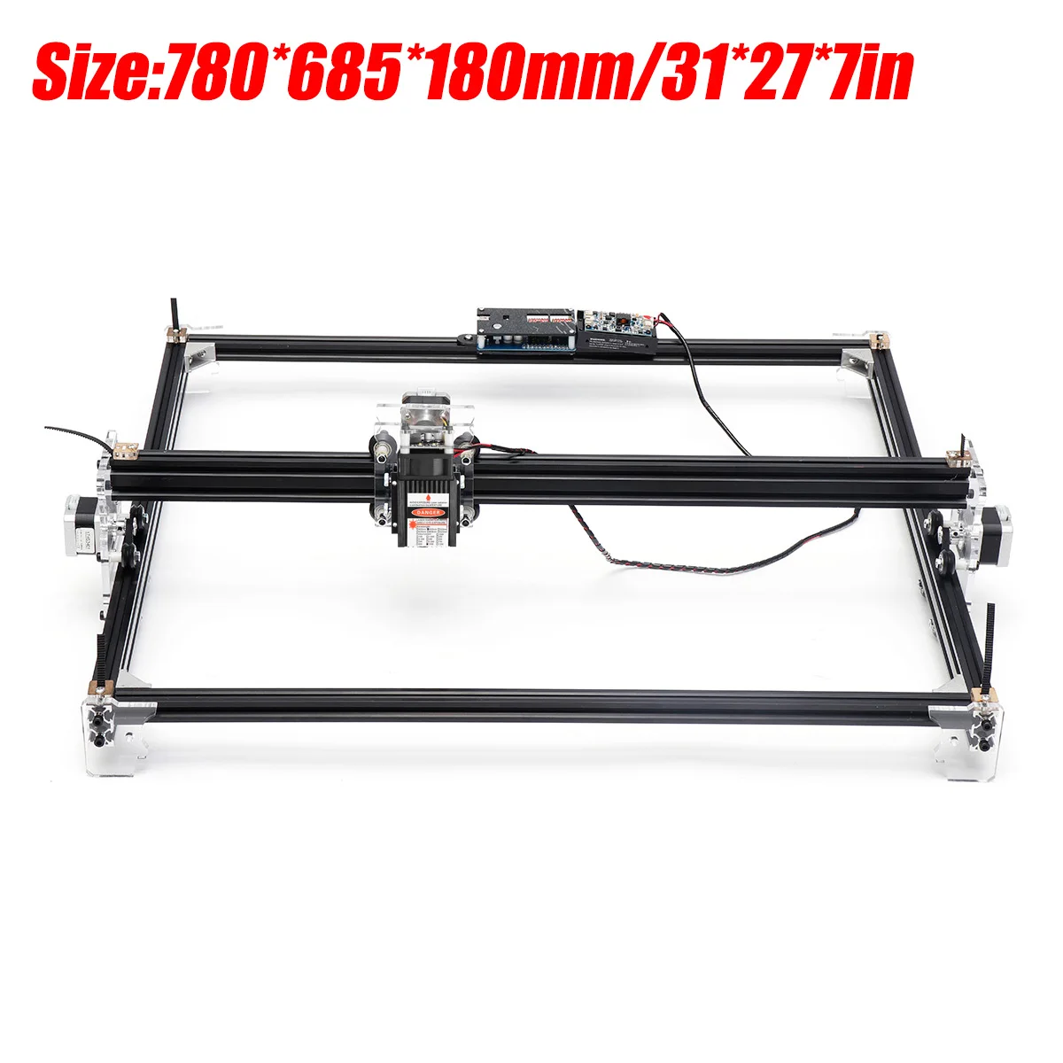 Mini 10000MW Laser Engraver Wood CNC Router Machine Y-axis Hobby Home DIY Metal Engraving Machine Desktop Wood Cutting Tools