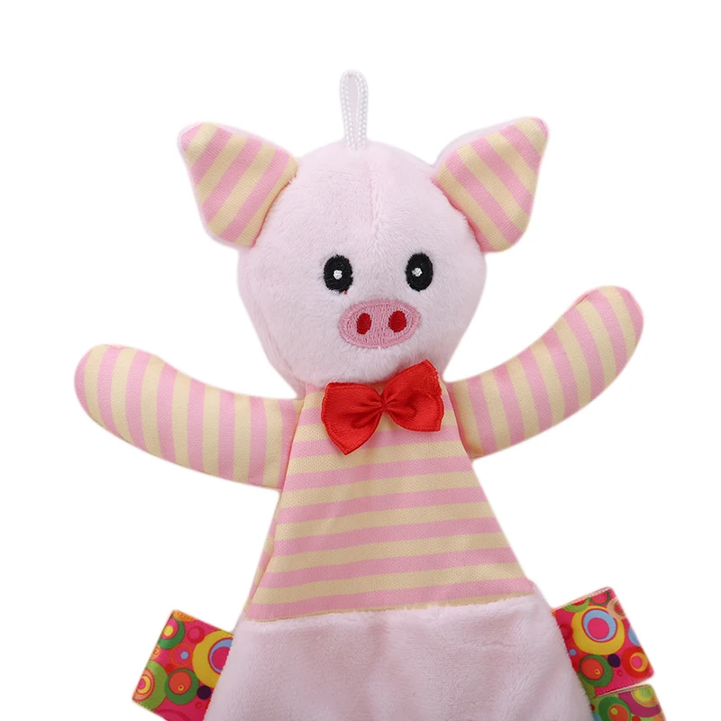 Newborn Soothing Appease Towel Of Baby Toys Animal shape Infant Baby Rattles Gift Plush Cute Towel Educational Plush Toys