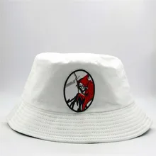 LDSLYJR геометрические черепа вышивка хлопок ведро шляпа рыбака шляпа Открытый путешествия шляпа от солнца шапки для мужчин и женщин 371