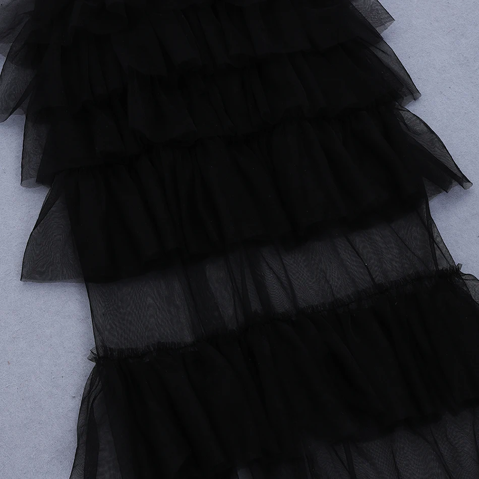 Liser новое летнее сексуальное облегающее платье женское платье без бретелек длиной до щиколотки элегантное Клубное платье знаменитостей вечерние платья с оборками Vestido