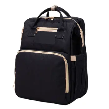 

Portable Folding Crib Mummy Bag Multifunctional Large Capacity Bag Outing Mother And Baby Bag Backpack