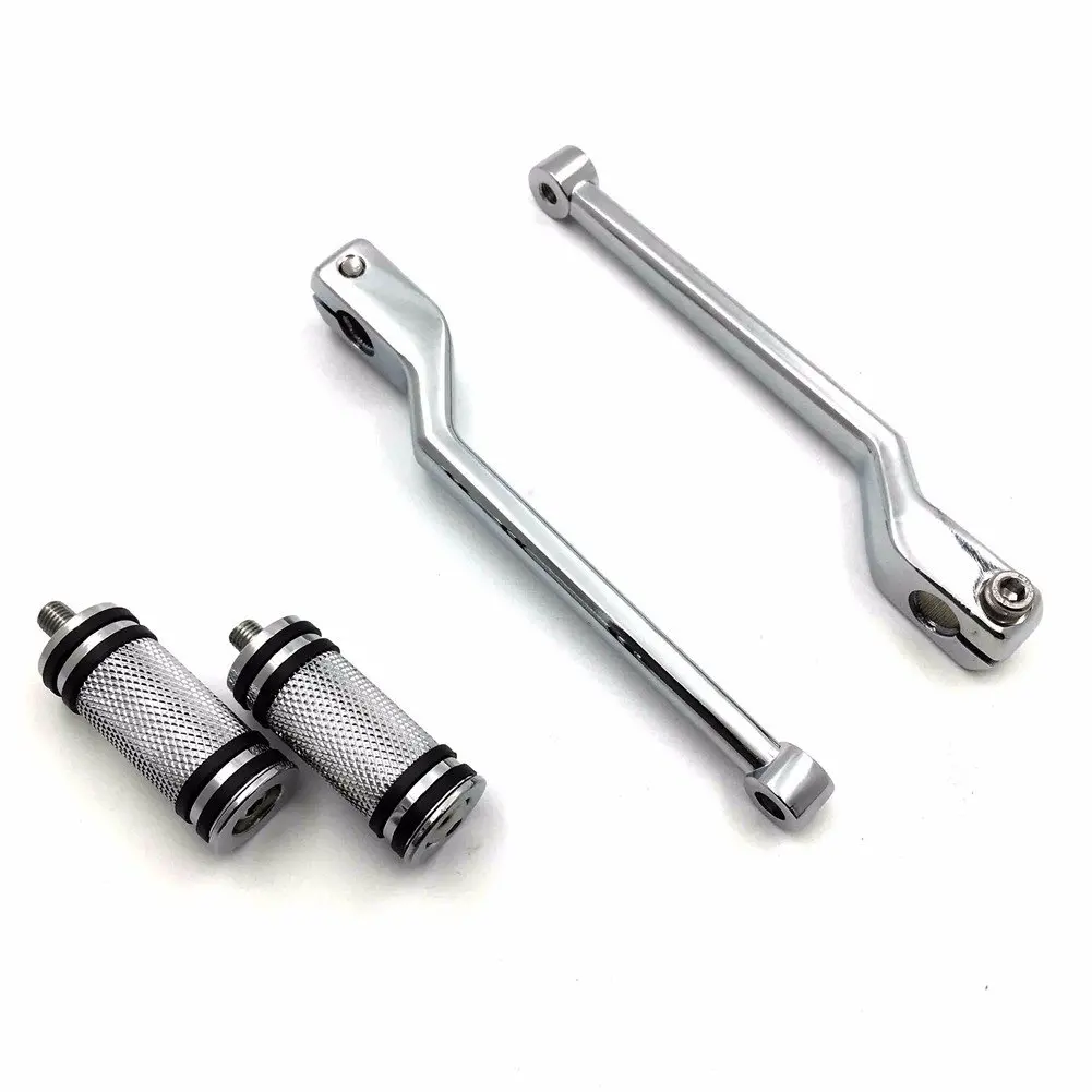 

Chrome Heel Toe Shift Lever W/ Peg For Harley Heritage Softail Fatboy Tri Glide