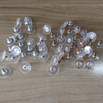 

Ear Back Lifter Earring Backs Safety Bullet Stopper Rubber Jewelry Accessories DIY Parts Ear Plugging
