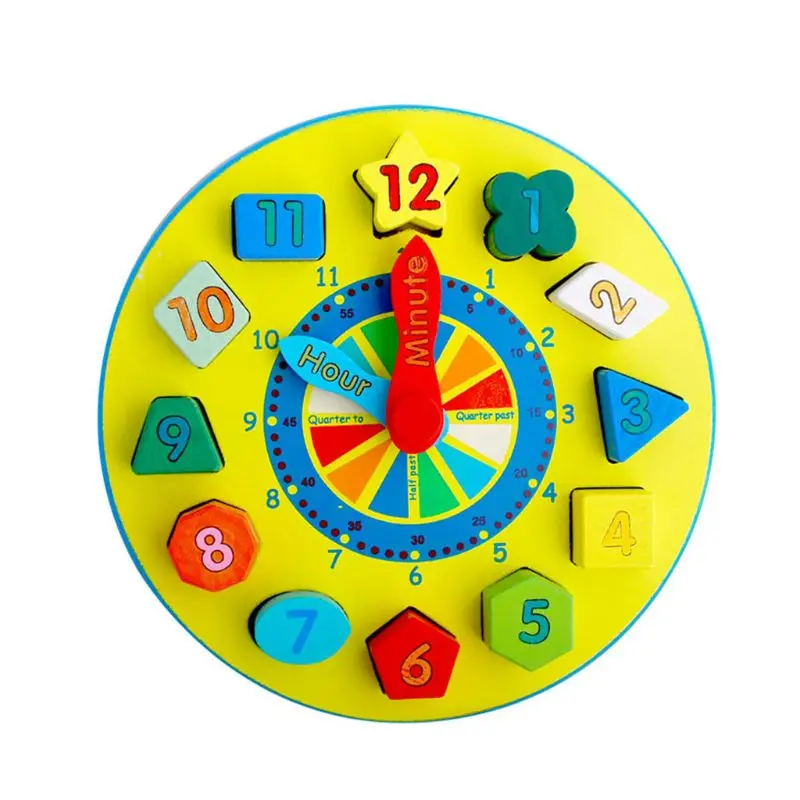 1 Набор, 1 набор, деревянные часы с цифрами, Обучающие сортировочные игрушки, строительные блоки, инструменты для головоломок, набор для детей, обучающая игрушка