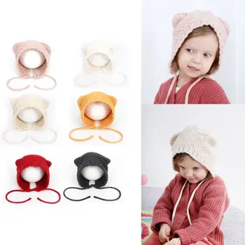 

Winter Baby Kids Knitted Cap Girls Boys Warm Bonnet Toddler Hats Christmas Gift