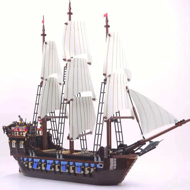 

22001 1717pcs Imperial Wars Ship Pirates of the Caribbean Ship Building Blocks Bricks Compatible 10210 Children Christmas Gift