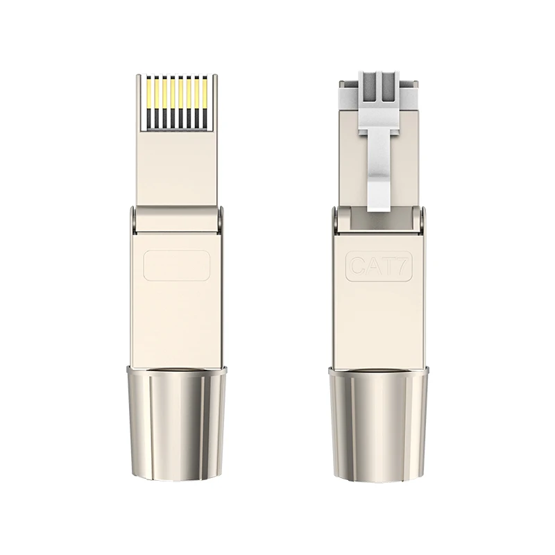 Новинка экранированный полевой коннектор RJ45 8P8C STP концевой разъем для Cat.6/6A/7 23AWG