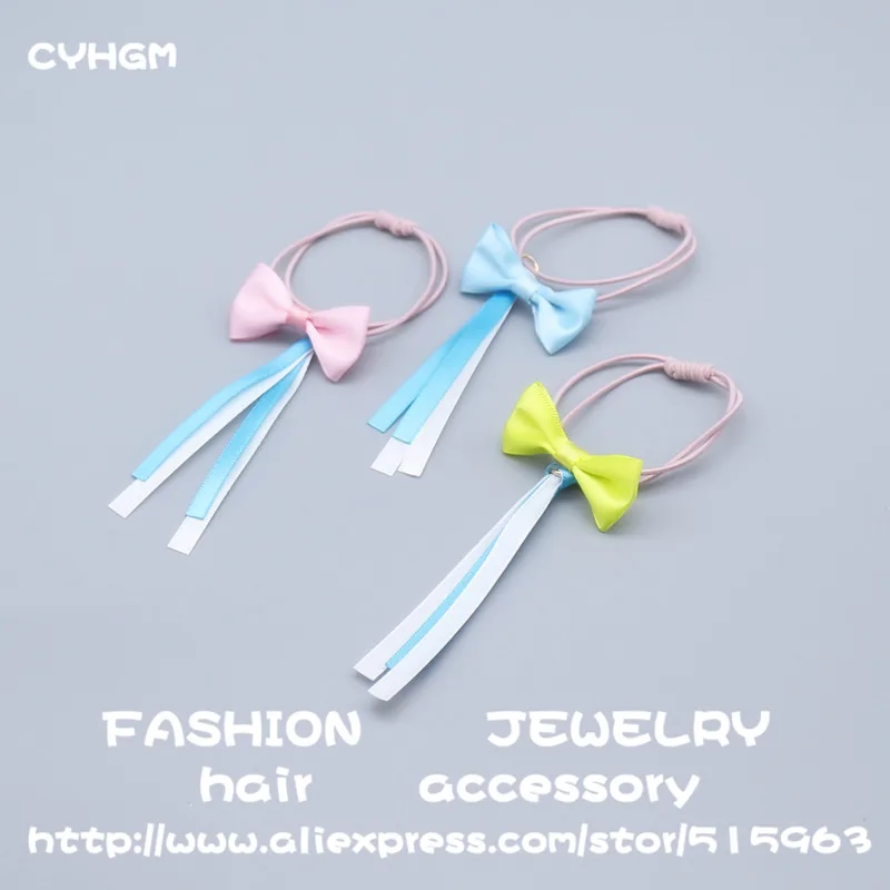

CYHGM girls kawaii elastic hair bands decoration designer bows enfeite de cabelo infantil hair accessories brand G020