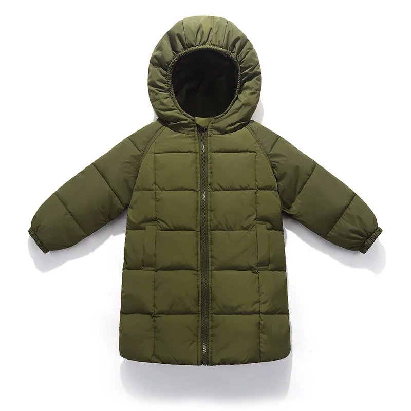 

CHILDREN'S Cotton Wear 2018 Winter New Style Men's Small CHILDREN'S Winter Medium-length Cotton Coat Baby Girls Cotton-padded Ja