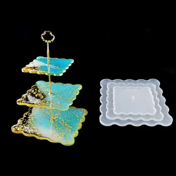 

Crystal Epoxy Resin Mold Fruit Tray Casting Silicone Mould DIY Craft Making Tool