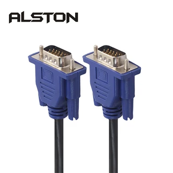 

ALSTON VGA Cable 1.5m 15 Pin Male to Male VGA Cables Cord Wire Line Copper Core for PC Computer Monitor Projector