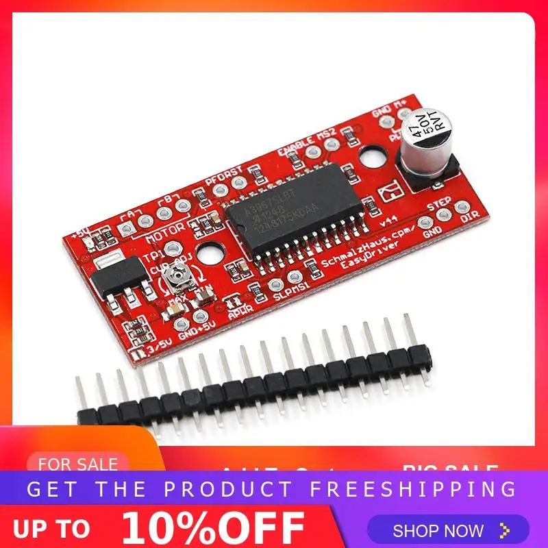 1 шт. A3967 шаговый двигатель EasyDriver Драйвер двигателя V44 для arduino макетная плата 3d принтер A3967 модуль