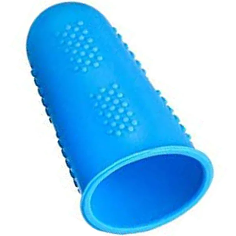 12 Pieces Finger Cots Silicone Finger Protection Covers Caps Fingertip Protectors Heat Resistant Sleeves 3 Sizes