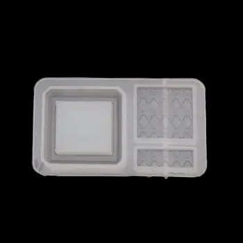 

Cute Eyeshadow Palette Epoxy Resin Mold Makeup Case Keychain Pendant Resin Mold