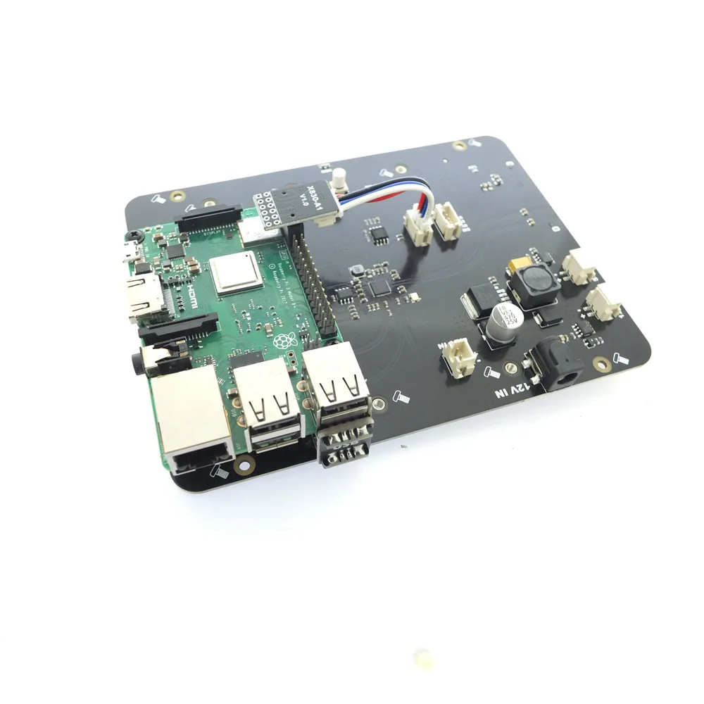 Raspberry Pi 2 3 B+ Plus/3B X830 V2.0 HDD Плата расширения w/Veilig Функция выключения, 3," SATA HDD Opslag модуль B+ Pi 3 Режим B