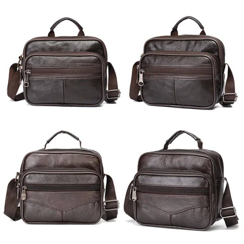 Винтажные мужские сумки из натуральной кожи, мужские сумки CowhideCrossbody, повседневный деловой портфель, сумка-мессенджер, Мужская Дорожная сумка на плечо