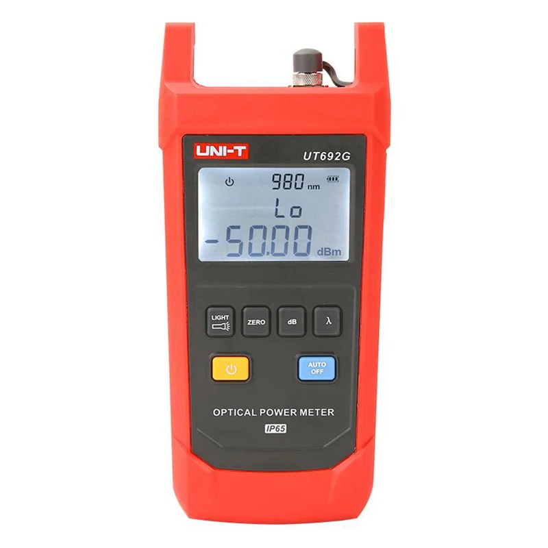 UNI-T UT692D/UT692G ручной измеритель оптической мощности Диапазон измерений от-70 до 10dBm/-50 до 26dBm IP65 профессиональный тестер IP65