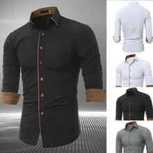 

FAKUNTN New Mens Shirts Mens Dress Shirts Shirts for Men Button Up Shirt Office Business Casual Shirts