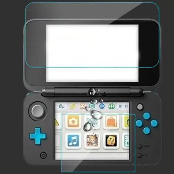 2 шт./лот закаленное стекло для Nintendo New 2DS XL 2DSXL Защитное экрана | Мобильные телефоны
