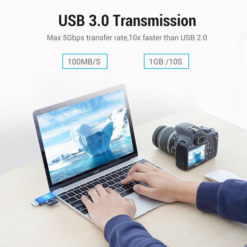 Vention SD Card Reader карта памяти картридер Micro USB 2.0 карт ридер Мини TF OTG Картридер для