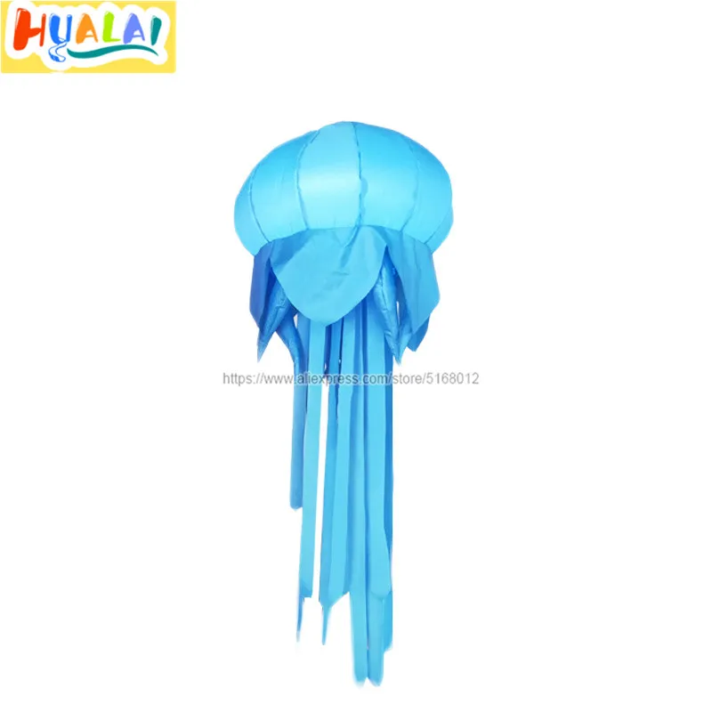

indoor Inflatable led lighting jellyfish balloon sky blue medusa advertising pendent decorations for nightclub party wedding