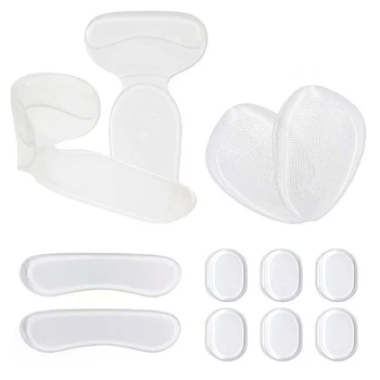 

12pcs Adult Tool Foot Protection Heel Grips Set Easy Use Transparent Mini Men Women Blister Prevention Anti Slip Wear Resistant