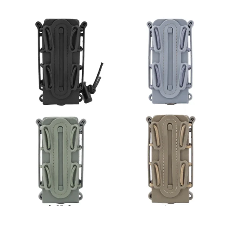 New 9mm Molle Pistol Mag Military Magazine Pouch Holster with Belt Clip Soft Shell mag pouch Fastmag Molle Pouch