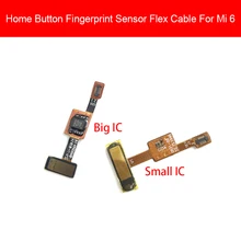 Главная кнопка гибкий кабель для Xiaomi mi 6 mi 6 меню ключ распознавания отпечатков пальцев сенсор гибкий запасной ленточный кабель Запчасти для ремонта