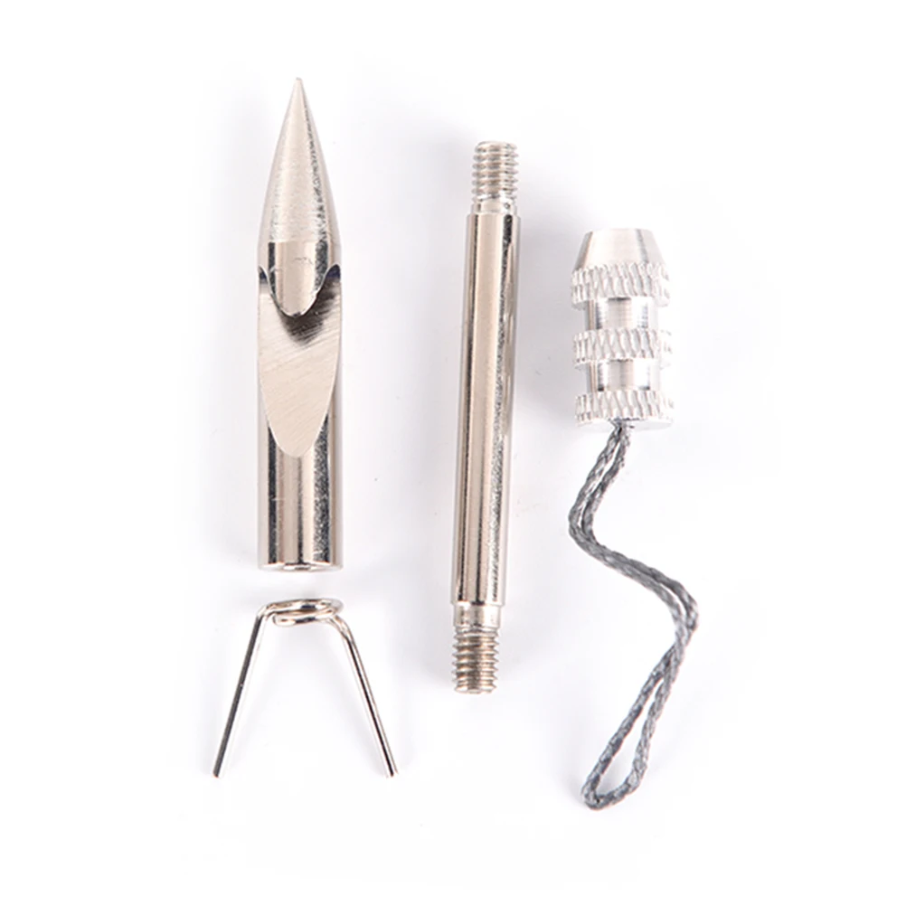 1 шт. нержавеющая стальной наконечник стрелы лук ракета голова выстрел рыба Дартс