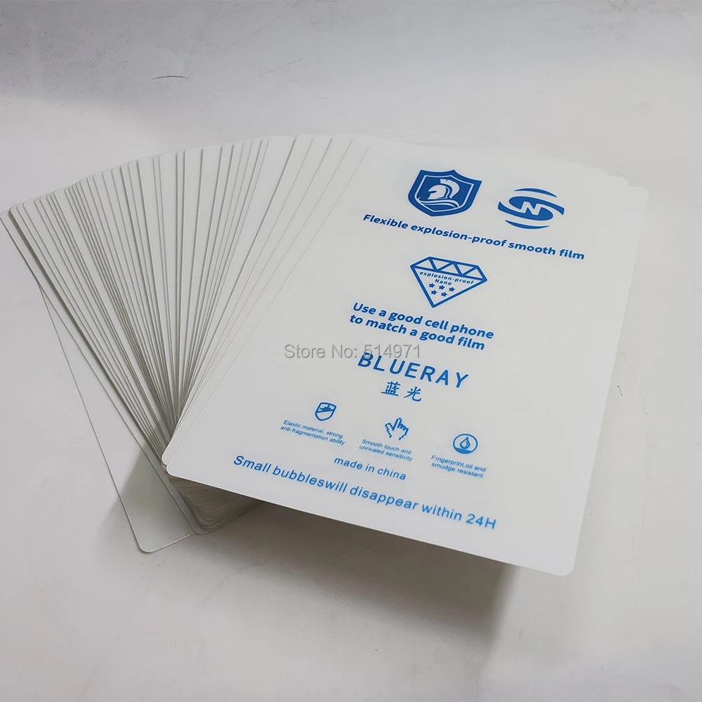 50pc Hydrogel Film Screen Protector For Sunshine