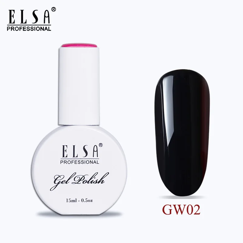 GW52 Elsa 15 мл УФ-гель для ногтей Топ УФ светодиодный Гель-лак для ногтей Гибридный 120 цветов впитывающий Гель-лак для ногтей - Цвет: GW52