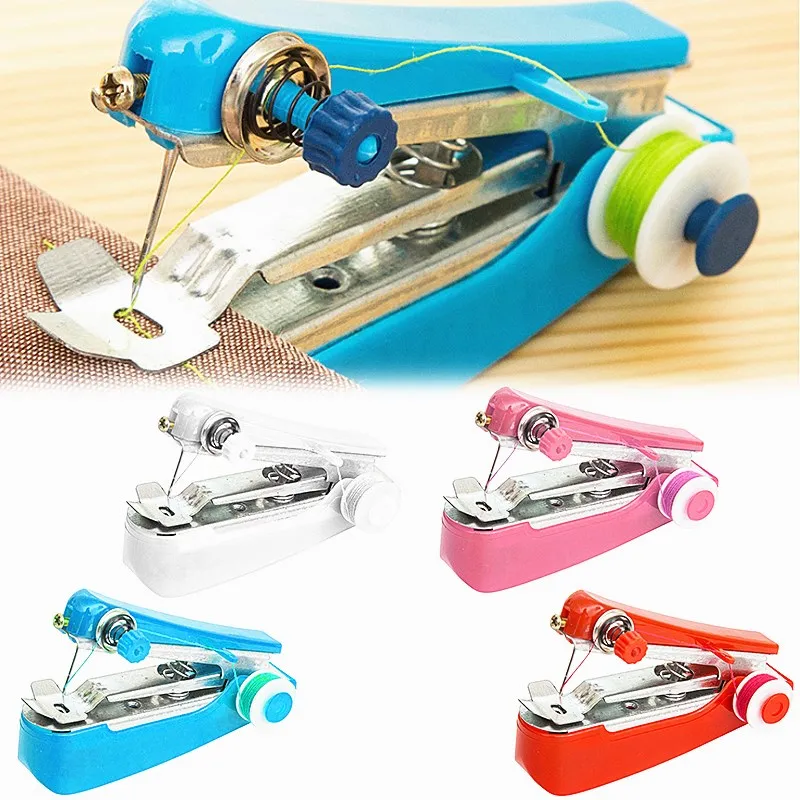 1PC Portable Mini Manual Sewing Machine New Household Cloth Fabric Handy Needlework Tools Simple Operation | Дом и сад