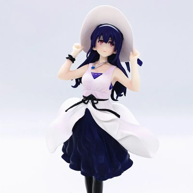 Новый Saenai Heroine no Sodatekata Kasumigaoka Utaha белая шапка ПВХ фигурка Фигурки игрушки