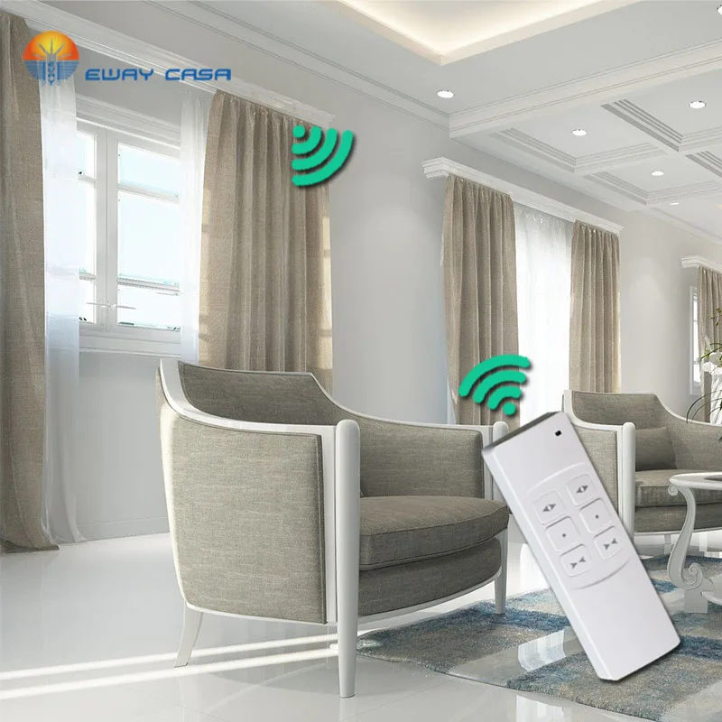 EWAY CASA настраиваемый двигатель для занавески с электроприводом Автоматическая