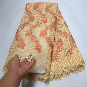 

2019 High Quality African Lace Fabric Applique Lace French Tulle Lace Fabric For Nigerian Wedding Dress 01