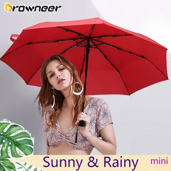 

Mini Five-folding Umbrella Lightweight Fashion Pocket Parasol Anti-UV Waterproof Windproof Portable Travel Capsule Umbrella