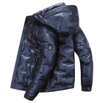 

New Men Down Jacket Men Winter Portability Warm 90% White Duck Down Hooded Man Coat jaqueta masculino chaqueta hombre