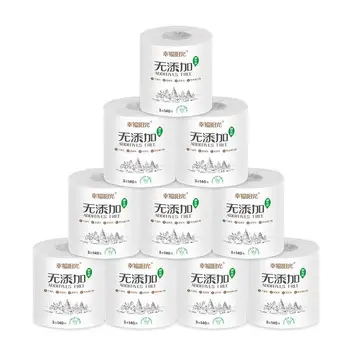 

3-layer tissue paper without addition core roll toilet pape affordable household toilet paper for hotel use