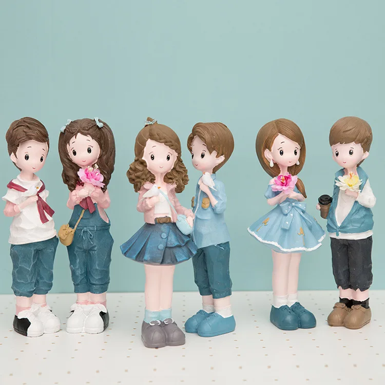 

Manufacturers Wholesale University Style Boys GIRL'S Couples Christmas Birthday Gift Home GIRL'S Heart Decoration Resin Decorati