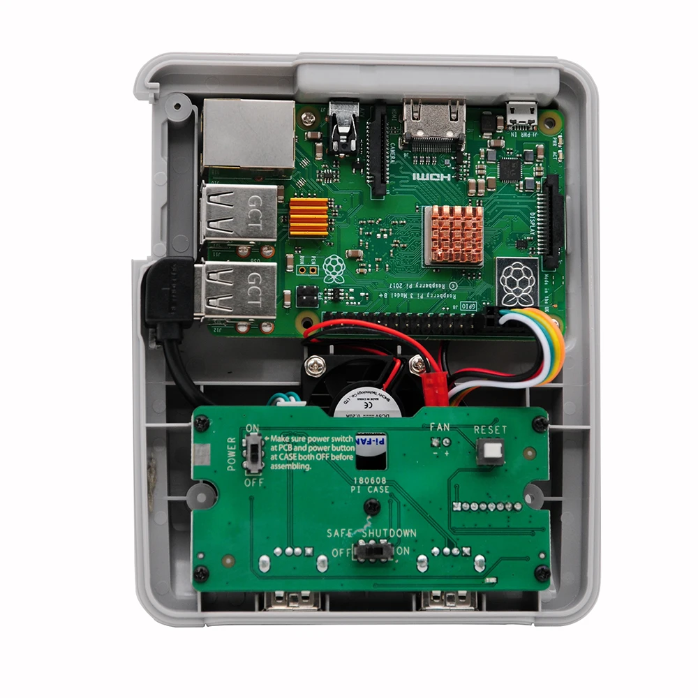 Retroflag ТВ игровых консолей SUPERPi CASE J с Recalbox Системы Raspberry Pi 3B чехол для телефона в