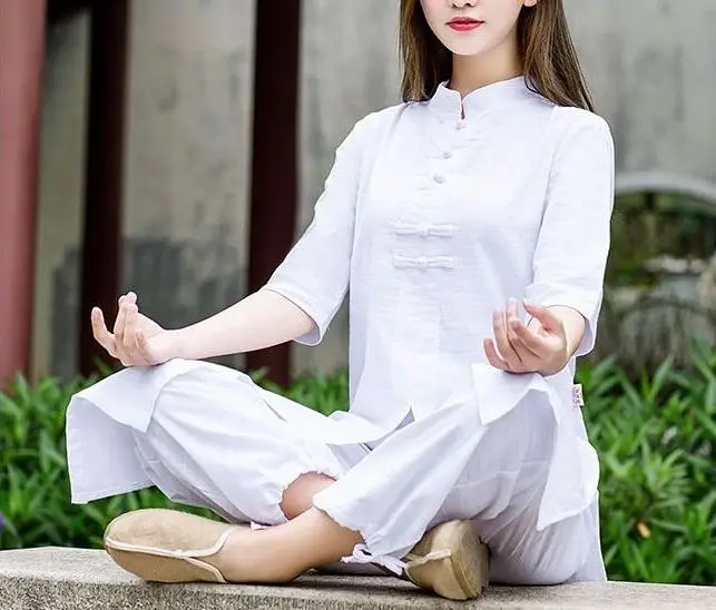 Высококачественный хлопковый и льняной костюм для йоги костюмы master tai chi одежда