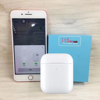 

Wireless Bluetooth 5.0 Original New i15 Max Tws Earphones Mini Earbuds Touch Control Headset for phone Samsung Xiaomi Huawei