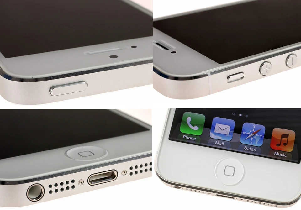 Apple iPhone 5 мобильный телефон 16/32/64GB Встроенная память 4," 8MP WI-FI gps IOS Bluetooth 1,3 ГГц отпечатков пальцев разблокированный сотовый телефон смартфон
