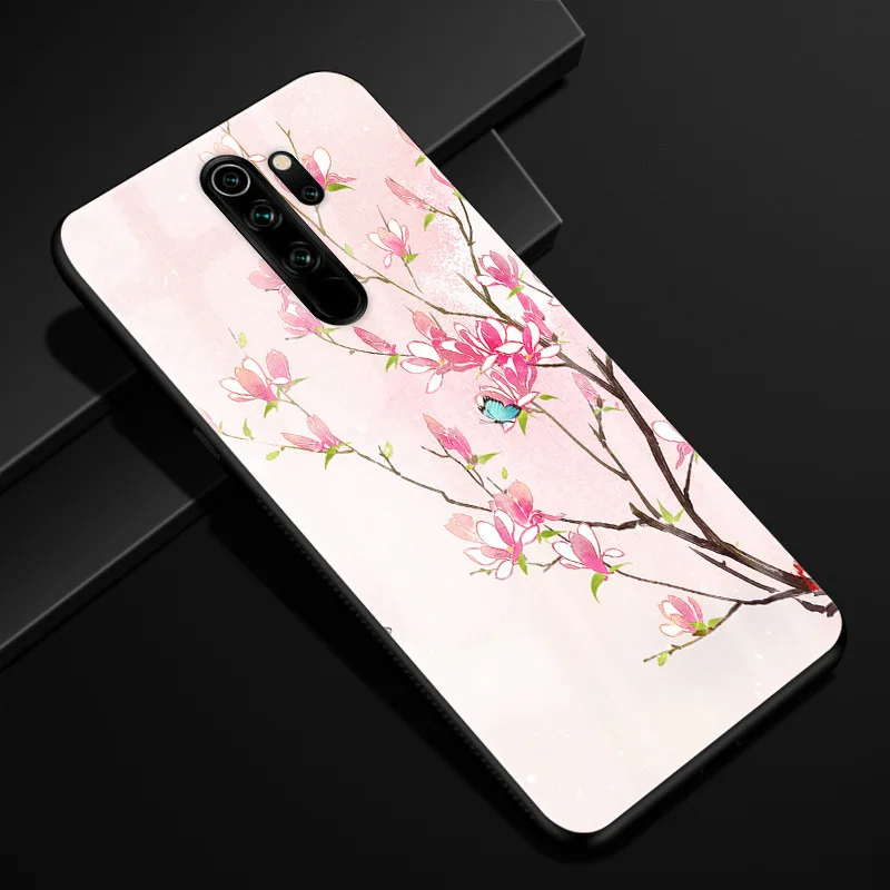 29 Для Xiaomi Redmi Note 8 Pro Чехол силиконовый бампер стекло жесткая задняя крышка для Redmi Note 8 чехол для телефона s Redmi Note8 Pro 8Pro Coque - Цвет: 29