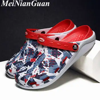 

Summer Men's Slippers Light Soft Big Size Mens Sandals Casual Comfort Man Indoor Slippers Beach Surf Quick-drying Men Shoes B7