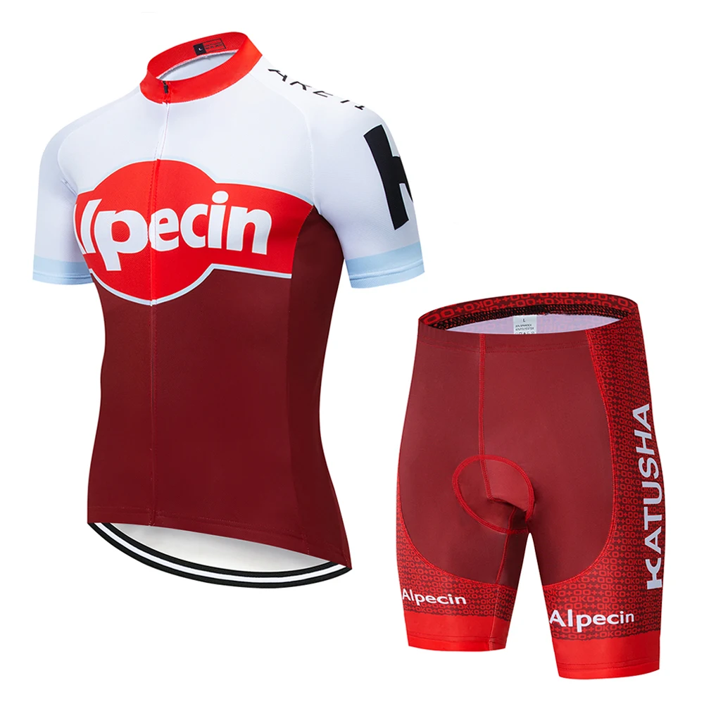

2019 AIpecin Mountain Cycling Clothing Men Pro Team Cycling Jersey Set Ropa Ciclismo Short Sleeve Bike Suit Bicycle Wear Clothes
