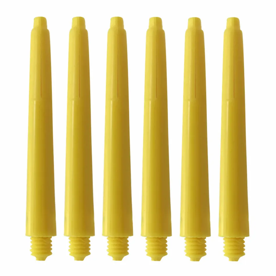 Cavalier 50 Pieces 27mm/35mm /45mm Shafts;Nylon white shaft ;5 darts plastic red Colors black blue yellow Dart accessories