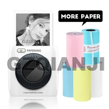 

PAPERANG P2 Pocket Mini Portable Bluetooth Thermal Label Sticker Photo Picture Printer 300 DPI For Mobile iOS Android Windows