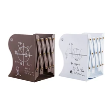 1 Pcs Die Freiheit Zu Justieren Bücherregal Große Metall Buchstütze Schreibtisch Halter Stehen Für Bücher Organizer Schreibwaren