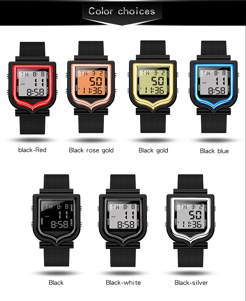 SANDA, спортивные часы, мужские электронные часы, многофункциональные часы, мужские электронные часы, мужские светодиодный электронные часы